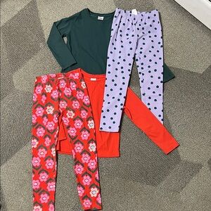Hanna Andersson Colorful Kids' Leggings and Tops 6-7